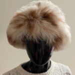 Chapeau Qori - Blanc & Brun – Poils longs