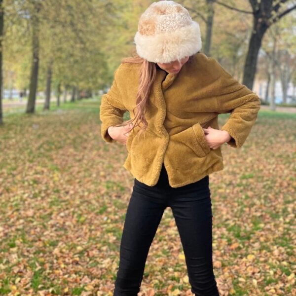 Chapeau Qori - Blanc + Contour Marbré