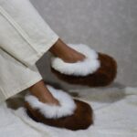 Pantoufle Sami – Neige & Terre(à poils longs)