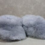 Pantoufles mi-longs plomb