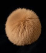 Porte-clés Boule Souple – Couleur Camel – Image 2