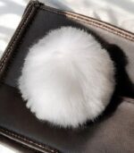 Porte-clés Boule Souple - Couleur Crème